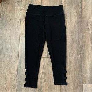 C Active Black Cutout Leggings